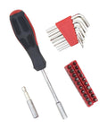 Essential 39 Piece Household Tools Kit For Dorm And Home DIY Projects, Durable Repair Set with screwdriver and hex keys