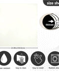 Ivory Magnetic Cover For Dishwasher And Refrigerator Door Front Ultra Strong PVC Coated Magnetic Sheet One Sheet 23 By 26 Inch Panel