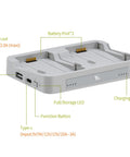 Two-Way Charging Hub For FLIP Drone Batteries, Fast Case Station With Cable, Battery Manager with dual ports and LED indicators