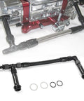Upgrade Your Ride With This Rock Solid Holley AN6 Three Way Fuel Line Conversion Kit Designed For 4150 Carburetors To Ensure Smooth Flow And Serious Engine Efficiency No More Leaks Just Pure Performance. AN6 braided fuel line with 4150 carb fittings