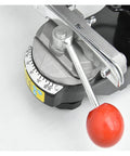 Rock Solid 230W Bench Chainsaw Sharpener With A Lightning Fast 3000Rpm Electric Chain Grinder control lever and angle dial.