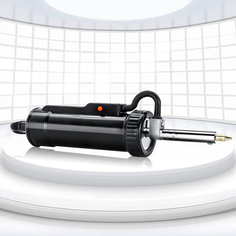 Automatic Desoldering Pump Vacuum Solder Sucker Tool For DIY AC110V 30W Electric Desoldering Gun on a white display