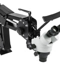 Micro Inlaid Mirror Multi-Directional Microscope With Spring Bracket 7X-4.5X Zoom Go-To Jewelry Inspection Tool For Tiny Parts, front view