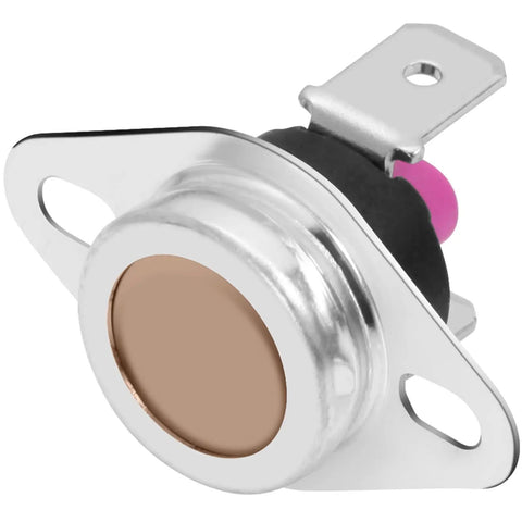 Rollout Furnace Limit Switch 47 22861 01 L350 2 Pack SPST Bimetal Temperature Control, close-up of metal and plastic construction