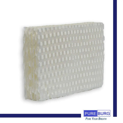 Side view of a wick filter from the Four Pack Wick Filter Set For Relion WF813 Humidifier Compatible With RCM832 models
