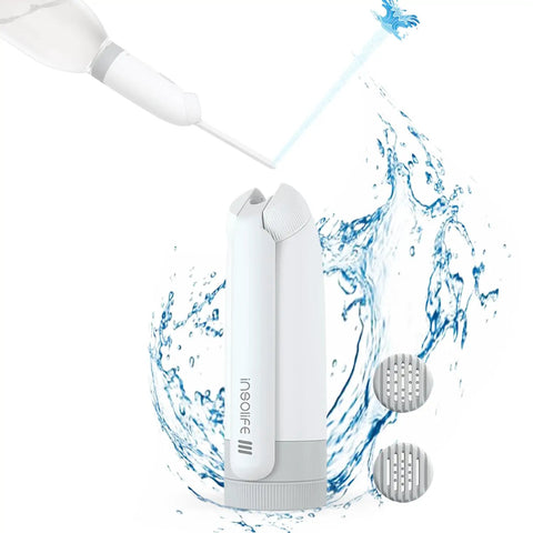 Portable Bidet For Travel And Daily Use With High Pressure Stream 350ml Tank USB Rechargeable IPX7 Waterproof Design