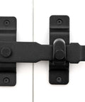 Matte Black Flip Latch Gate Latch Lock For Barn Fence And Sliding Doors Heavy Duty Stainless Steel Gate Hardware Safety Catch