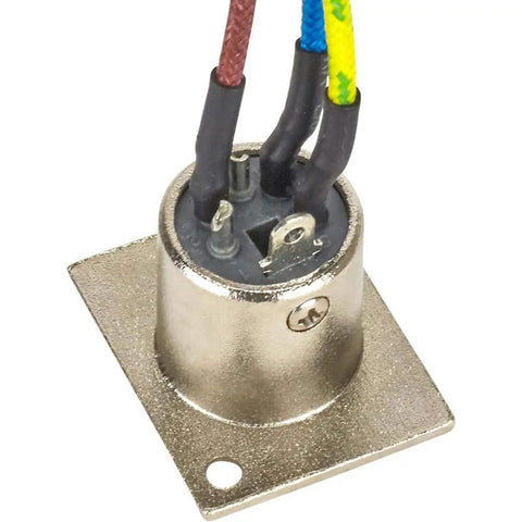 Replacement Remote Socket Assembly 97495-59 For XRC Gen 2 Winches Fits 97495 98495 97412 98412 97415 97417 Easy Install Durable Socket Connector Upgrade, showing wires attached to a metal socket base.