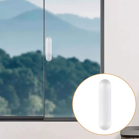 Self Stick Cabinet Drawer Pulls 4 Pack Clear Silicone Adhesive Handles For Dresser Cabinets Glass Doors Windows No Drill Install Waterproof Moisture Proof Easy Grip And Modern Home Upgrade on sliding glass door