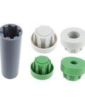 Replacement Oil Burner Heater Pump Coupler 8881 for Suntec A Pump Motor, universal fit, gray and white couplers
