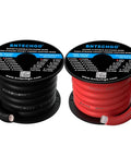 6 Gauge Silicone Wire Dual Color Pack 25 Ft Red And 25 Ft Black Ultra Flexible 3200 Strand 0.08mm Tinned Copper Wire spools