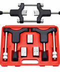 Pro Grade Thread Corrector Kit For Automotive External Bolt Threads, Heavy Duty Thread Repair Tool For Bolts, Shafts, And Sleeves in red case