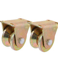 Groove Sliding Gate Track Roller Wheels Set Heavy Duty And Easy Install Bolt Fixed And Lightweight Design For Smooth Operation