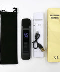 Pocket Decibel Meter With LCD Display, Max Data Hold And Battery Indicator, Reads 30 To 130 dBA, Rechargeable SPL Noise Monitor For Home, Office, Or Noisy Neighbors, Handy Sound Level Meter For Quick Real Time Readings, with case, USB cable, and box