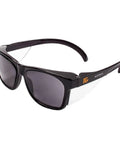 Maverick Safety Glasses With Integrated Side Shields 3 Pack Smoke Anti Fog Lenses Black Frame ANSI Z87.1 Plus