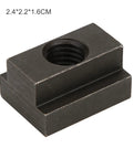Kick Up Your Game With Heavy Duty M12 T Slot Nuts Made From Tough 45 Steel And Durable Black Oxide Coating, 2.4x2.2x1.6cm size.