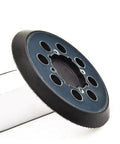 4 Pack 5 Inch 125mm 8 Hole Hook and Loop Sanding Disc Backing Pad Replacement for Orbital Sander side angle view