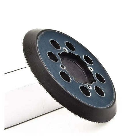 4 Pack 5 Inch 125mm 8 Hole Hook and Loop Sanding Disc Backing Pad Replacement for Orbital Sander side angle view