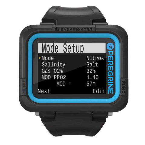 Peregrine Dive Computer With Two Button Interface State Aware Menu 316 Stainless Steel Buttons And Up To 30 Hour Battery