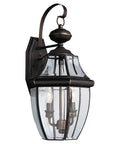 Lancaster Traditional Two Light Outdoor Wall Lantern In Polished Brass Finish No Fuss LED Upgrade Ready Classic Exterior Fixture