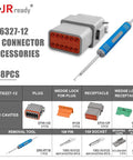 12 Pin DT Connector Kit For Trucks, Motorcycles, Off Road, Marine And Extreme Sports, ST6327-12 accessories layout