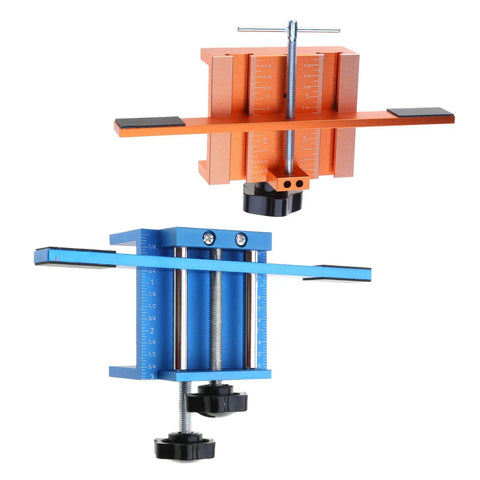 Easy Cabinet Door Mounting Clip And Installation Tool for Secure Kitchen Cabinets Wardrobes orange and blue brackets