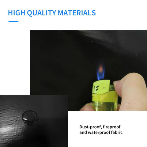 High quality fabric test for Protective Laser Enclosure With Built In Ventilation And LED Light For Your Laser Cutter, No Fuss Fireproof Dustproof Shield With Exhaust Fan And Pipe Kit, Stops Smoke Odor And Noise, 650x650x330mm