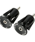Bar End Plugs 2 Pack End Caps For Mountain Road BMX Bikes Aluminum Rubber Sponge Dope Durable Easy Install Fits 24mm Outer Diameter Bars