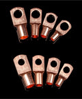 Get This Awesome 60 Piece Copper Wire Lug Connector Ring Kit SC6-25 Electric Crimp Terminal Set Perfect For Bare Cable With Secure Close End Pad Seal And Great Current Flow Capacity, copper ring lugs