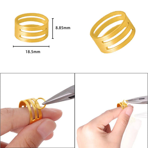 Jump Ring Kit For Jewelry Making With 1200 Open Jump Rings And Clasp Set, Necklace And Bracelet Repair Supplies, Includes Pliers