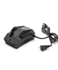 Cordless 20-Volt Max 1/2-Inch Hammer Drill Driver And 1/4-Inch Impact Driver Power Tool Combo quick charger with power cord.