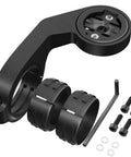 Out Front Bike Mount For Edge GPS Computers with extended handlebar arm and hardware, fits 25.4mm to 35mm bars with spacers
