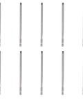 Rock Solid 10 Piece Electric Screwdriver Bit Set Made From Tough S2 Alloy Steel With 5mm Hex Shafts And 150mm Length, ten steel bits.