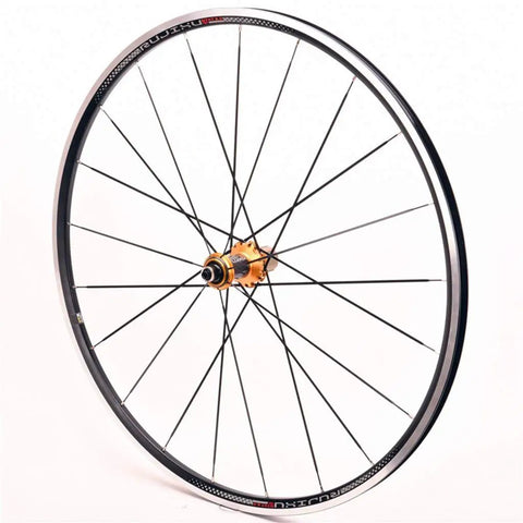 700C Carbon Hub Wheelset For Road Bikes With Aluminum Rim Quick Release Disc Brakes Ultra Lightweight Double Wall