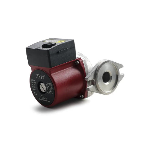 Tough As Nails 1 Inch Stainless Steel Flange 3 Speed Switchable 93 Watt 115 Volt Hot Water Pressure Booster Circulator Pump side view.