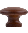 Slick Walnut Wood Drawer Knob With Smooth Round Handle For Antique Cabinet Doors Dresser Drawers And Writing Desks.