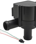 Auxiliary Engine Cooling Water Pump For Audi A6 A7 A8 Q5 RS7 S6 S7 S8, black plastic design with wiring harness included.