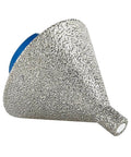 LOZLIN 2-inch diamond core drill bit for tile/marble/masonry; blue shaft, diamond-coated exterior.