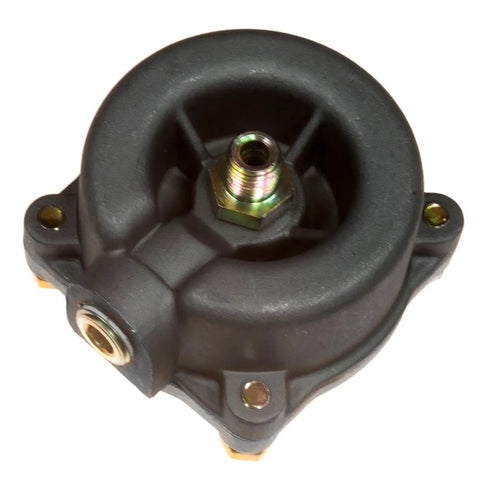 Top view of Auto Drain Valve Non Heated DV-2 For Air Brake Reservoir 3 By 8 NPT Port With 0.25 And 0.375 Inch Threads