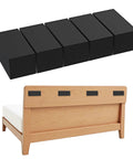 20 Piece Headboard Stoppers Hold The Line So Beds Stay Put Premium Eva Foam Wall Protectors on bed frame and stacked pads.