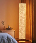 52 Inch Soft Light Floor Lamp With Slim Modern Design Cozy Warm 3000K LED Glow Tyvek Fabric Shade Two Bulbs Included Bedroom