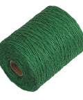 Green Jute Garden Twine 656 Feet 2mm Thick Plant Ties For Climbing Plants Tomatoes Floristry And Crafts Strong Durable Natural Fiber