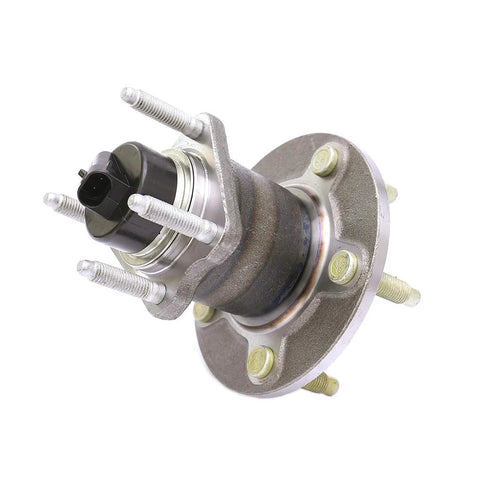 Rear Wheel Hub Bearing Assembly For 2009 2010 Chevy Cobalt, 2008 2010 HHR SS, 2004 2012 Malibu, 2005 2010 Pontiac G6, 2007 2009 Saturn Aura 5 Lug 4 Wheel ABS Replacement Hub view