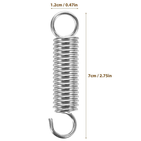 Extended Tension Springs 10 Pack Stainless Steel Small Compression Springs For Gates And Doors Universal Fit Heavy Duty Durable Kit For Cabinets Fences And More