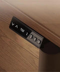 Premium Walnut Electric Standing Desk With Effortless Height Adjustment And Nifty USB Charging Ports For A Rock Solid Home Office Setup That Is A Total Game Changer For Your Daily Grind - height adjustment control panel close-up.