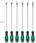 Extended Torx Screwdriver Kit Featuring 6 Pieces T10 To T30 With 420mm Long Magnetic Rod For Deep Reach Repairs In Engines And Electronics Perfect Gritty Tools For Tough Spots, six Torx screwdrivers