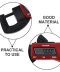 Close-up of the Two Pack Digital Thickness Gauge Caliper Micrometer For Precise Measurement Of Metal And Plastic Thickness Portable Easy Readout