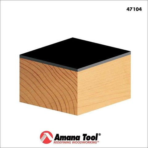 Flush Trim Router Bit One Half Inch Diameter, One Inch Cutting Height, One Quarter Inch Shank, Two Flute Carbide Tipped