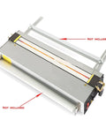 Pro Grade Acrylic Plastic Sheet Bender Machine With Infrared Heating Circulating Water Cooling Adjustable Temperature Aluminum Frame Wca 700 top view showing heating rail and control panel.