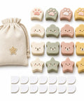 Silicone Corner Guards 16 Pack Soft Edge Protectors For Furniture In Paw Cloud Bear And Star Shapes Kid Safe Nursery Home Edge Cushions.
